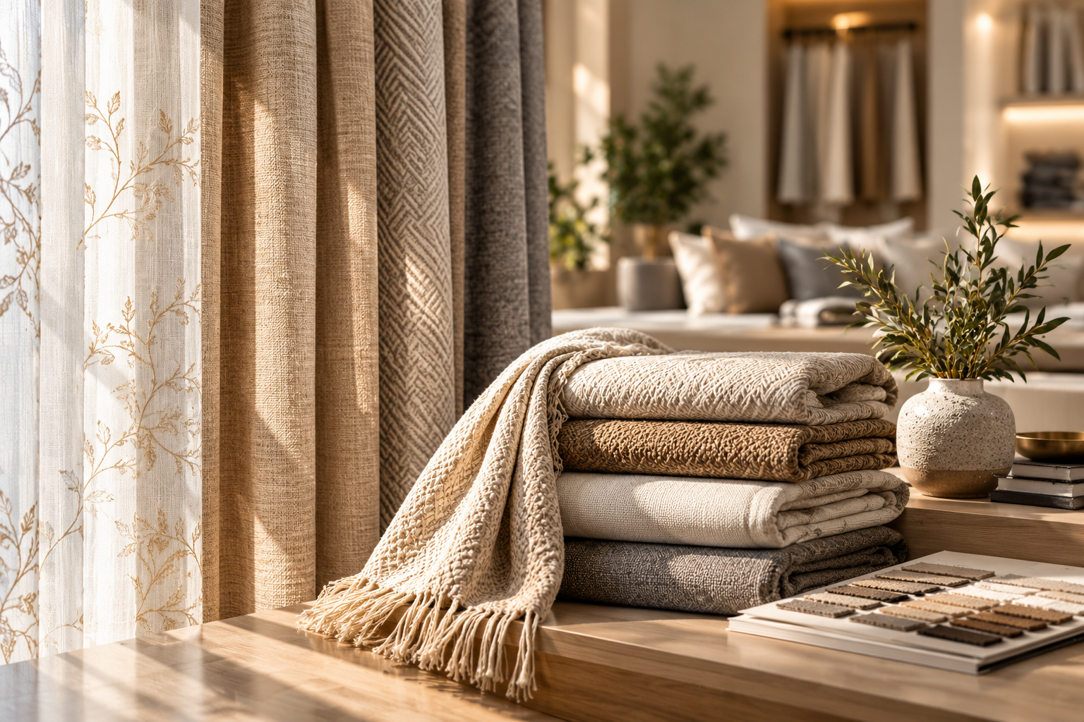 Curtains, fabrics and home textile expertise