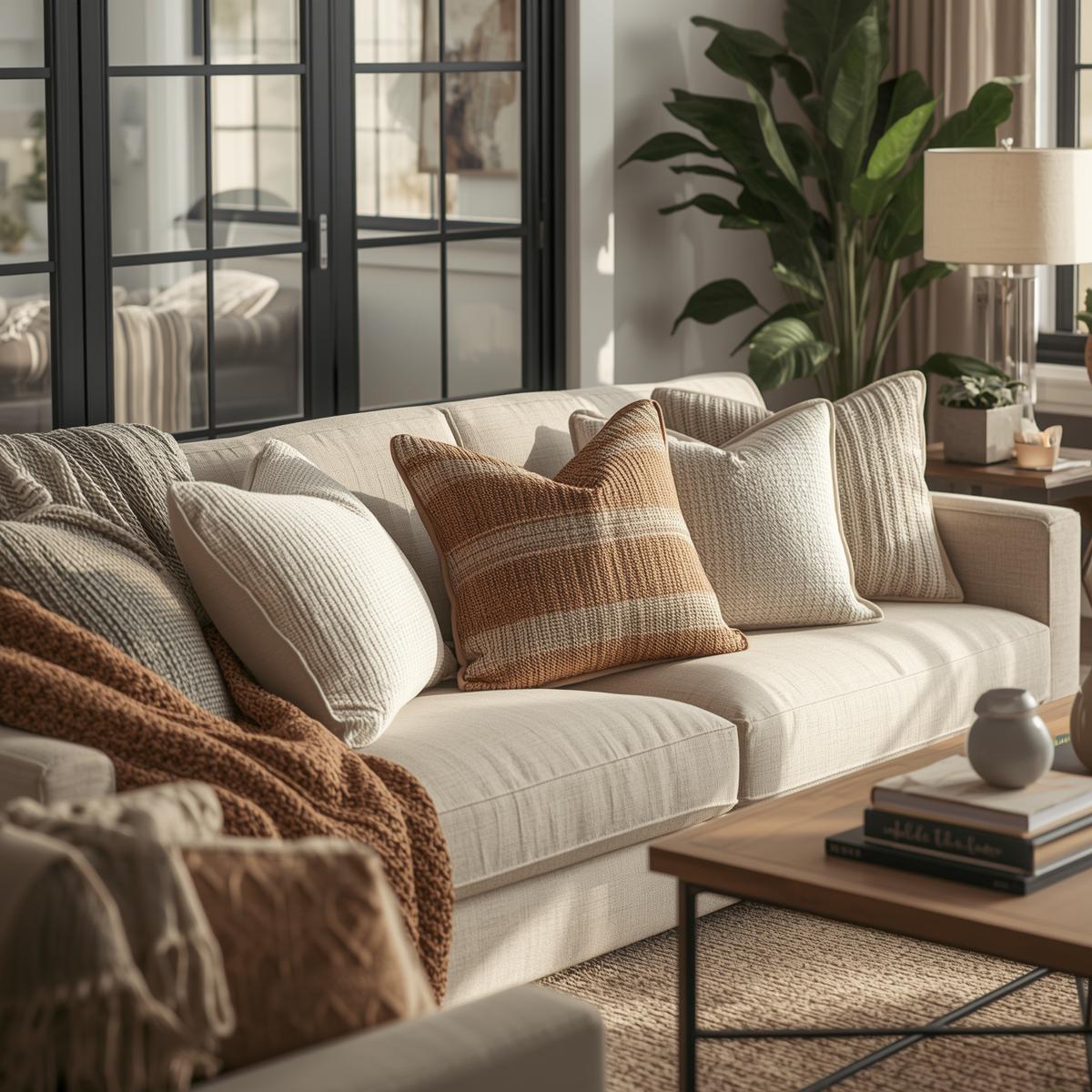 Decorative cushions and soft furnishings
